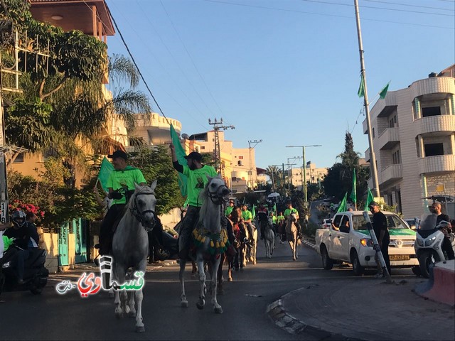 فيديو : الخياله القسماوية تجوب شوارع المدينة في مسيرة احتفالية بقدوم شهر رمضان المبارك 